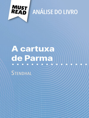 cover image of A cartuxa de Parma de Stendhal (Análise do livro)